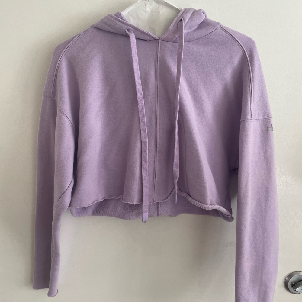 All yoga cropped hoodie